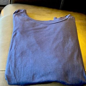 XL Universal Standard Crew neck T-shirt in Navy Blue